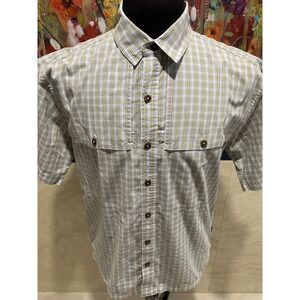 Patagonia Men's M Casual Button Down Plaid Short Sleeve Shirt